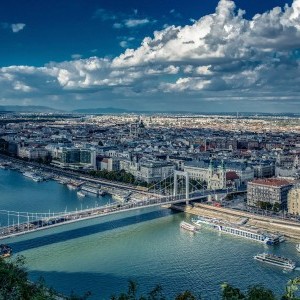 Budapesti látkép - fentről fotózva