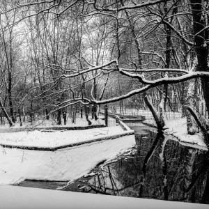 Miskolci tél táj - dramatic shot